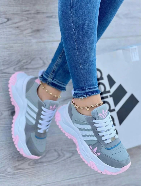 Tenis Suela Alta Dama + Envio Gratuito